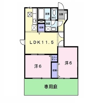 ブルージュ102号 四角