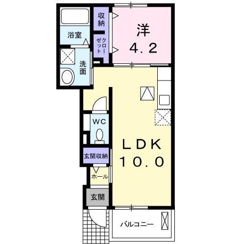 フラワータウン フェイジョア101・102・105 四角