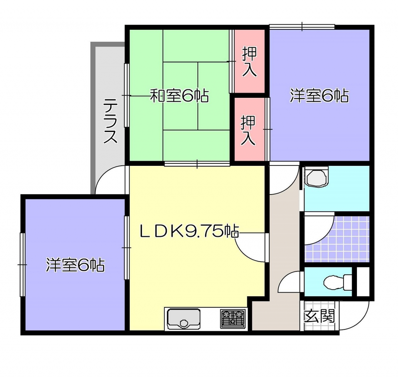 コンフォート長尾201 図