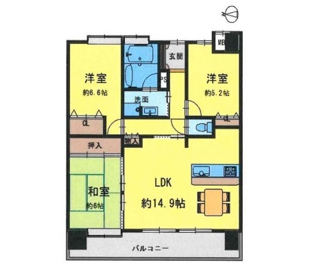 メロディーハイム山田池公園図キャメル